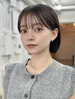 ハニーシブヤ(HONEY shibuya)&nbsp;ボブ/イメチェン/ココアブラウン/脱白髪染め３