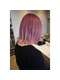 ヘアースタジオ ドゥドゥ(Hair Studio DoDo)の写真/ピンクカラーで叶える、柔らかく女性らしいボブスタイルに似合わせ◎