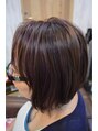 キーパ(Keeepa) ベースにライラックアッシュ、ハイライト部分にパープルヘイズを