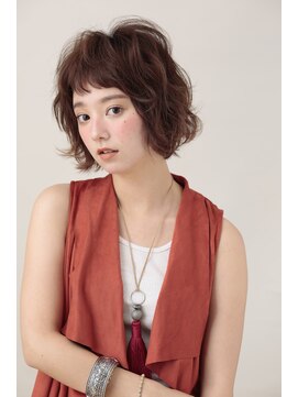 シュープ プラス 尾張一宮駅前ビル アスティ一宮店(SHOOP plus) ショートバング×ゆるふわボブ