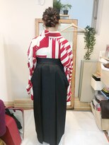 ロカット サロン(Roquat Salon)&nbsp;袴卒業式ヘアアレンジ　【ヘアセット　立川/立川南/浴衣/袴】