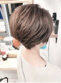20代30代40代50代小顔後頭部トップ丸みCカーブショートボブ東京