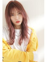 ヘアーサロンロージー 水沢寺小路店(Hair Salon Rosy)&nbsp;透け感レイヤー×シルキーピンク