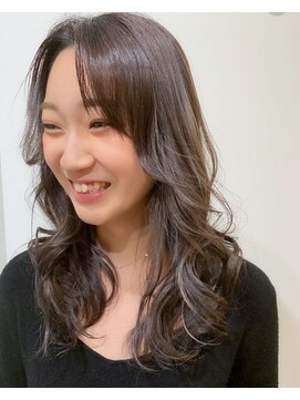 ヘアーメイク セルクル(hair make cercle) グレージュロング