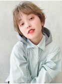 ★アッシュベージュショート_ショコラアッシュ_38308☆