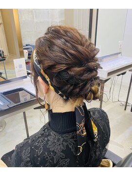 ペスカ 博多駅前店(pesca) フルアップ×スカーフ