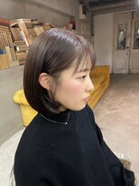 ロイジー(roijir)&nbsp;表参道 roijir ミニボブ×ピンクグレー