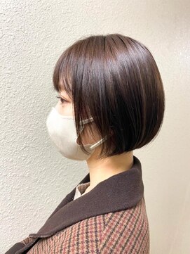バブルス 新所沢店(BUBBLES) モテ*首元すっきりボブ