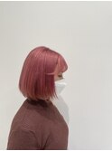 ピンクアッシュカラー