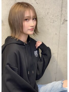 ロアー ヘアー マチルダ 千葉店(RAWR hair MATILDA) ヌケ感◎ハイトーン外ハネスタイル