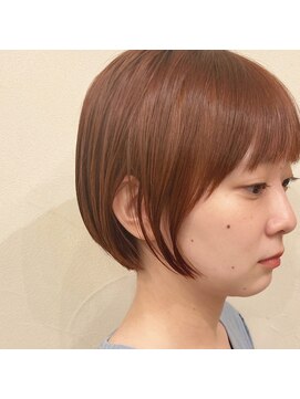 ファヴォリ(favori) 【favori 自由が丘】こっくりオレンジブラウンショート