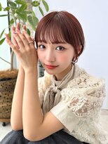 レイリー 原宿 表参道(Rayreee)&nbsp;可愛いマッシュショート/ピンクブラウン