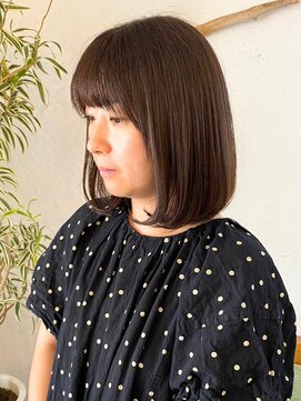 シーバイサイン(sea by Sign) 大人女性/艶髪ボブ/アッシュブラウン