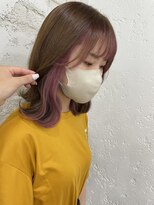 プライズ 成増店(prize)&nbsp;インナーカラーピンクカラーシアーカラー成増