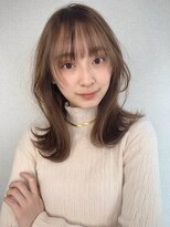 オグジュアリー 表参道(aux.)&nbsp;柔らかい雰囲気のナチュラルミディアムレイヤー