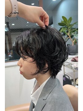 インビテーション 名古屋(invitation) ショート × パーマ