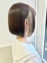 バブ バイネオリーブ(Bab by neolive)&nbsp;ボブ×インナーカラー ミルクティーベージュ/シアカラー