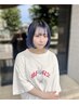 前髪カット+透明感カラー+3STEPトリートメント☆