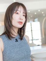 ハバナ 立川(HAVANA)&nbsp;韓国風レイヤーカット髪質改善ダブルカラーミルクティーベージュ