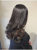 ヘアマニキュア×ハイライト×縮毛矯正