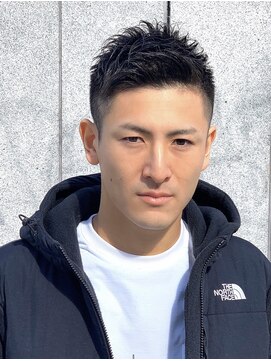 グラッシー(GLASSY) スペインカール/スパイキーショート/フェザーパーマ☆黒髪