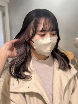 ハイル(Heil) 《kana》*ペールラベンダー*ショコラブラウン*インナーカラー*