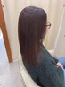【超ツヤ髪カラー】髪質改善カラー＋トリーメント　※長さは問いません