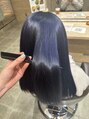 ビューティービースト 鹿児島店(beauty:beast) ツヤ感たっぷりのブリーチありブルーブラックです♪