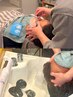 カット+(顔剃り+ヘッドスパ) 