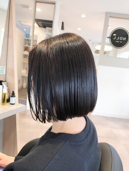ノル(NOLL)の写真/ショート・ボブスタイルなら【NOLL】にお任せ!高い技術力に定評がある実力派stylistが施術☆再現性も抜群◎