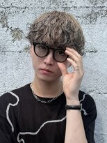 ブランシェ 西松山店 ミルクティーベージュ×シャドウパーマ
