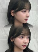 似合わせ"顔周りカット"