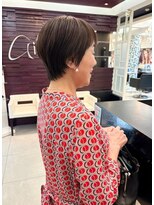 エアー 神戸(AIR)&nbsp;白髪ぼかし/ショート/ブラウン/40代50代60代