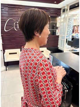 エアー 神戸(AIR) 白髪ぼかし/ショート/ブラウン/40代50代60代