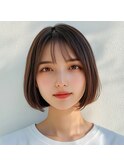 20代30代40代◎ドライヤーだけでまとまる美髪矯正ボブ/髪質改善