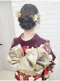 渋谷ヘアセット表参道ヘアメイク成人式着付ヘアメイク卒業袴渋谷