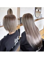 ベイビーズブレス(Baby's breath)&nbsp;【ハイライト×ローライト】#シールエクステ #倉敷