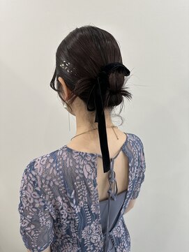 ミディアムボブカチモリヘア