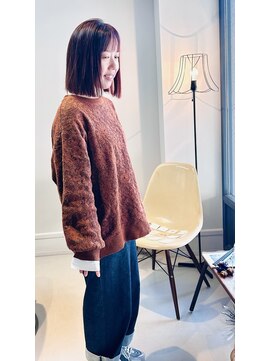 ＊bob medium × dark garnet red 