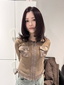 リバース(RE:birth) レイヤーカット×ブラウンカラー