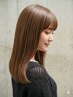 縮毛矯正ケアルーガ+艶髪カラー+似合わせカット¥41800→ ¥27500