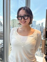 モンルル プル(mon loulou + plus)&nbsp;似合わせカット、ボブカット、外はねボブ、ハイライトカラー