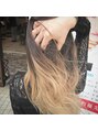 ヘアー ドア(HAIR DOOR)&nbsp;動きがあるレイヤースタイルにグラデーションカラーで！