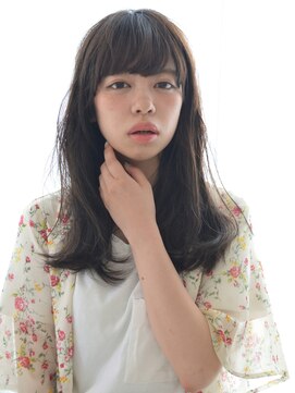 テテコケット(tete coquette) 大人気！透けるグレージュカラー×無造作カールロング