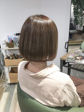 ヘアースパリゾート リアン 燕三条店(Lien) シアベージュ_ワンカールボブ
