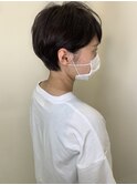ミニショート コンパクトショート 地毛風カラー