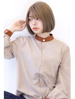 オーロ 宝塚店(ORO)&nbsp;イメチェンひし形シルエット束感ショートマッシュグレーベージュ