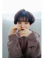 エワル(e'walu) 大人かわいい 暗髪マッシュショート ショートへア♪