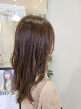 ゴッズ(GOD'S) ナチュラルブラウン×うるつやロング