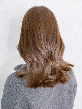 アイティーバイアルバム 藤沢店(IT by ALBUM) まろベージュくびれヘア_大人ガーリーチョコレート_ba441331